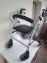 Сгъваема алуминиева проходилка ролатор за възрастни, оперирани, трудно подвижни хора. Алуминиева изк, снимка 1 - Инвалидни колички - 45593240