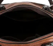 Черна дамска чанта от екокожа с къса и дълга дръжка, снимка 3
