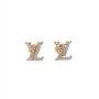 Златни обеци Louis Vuitton 1,52гр. 14кр. проба:585 модел:23788-3, снимка 1