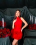 Официална Червена Дамска Рокля , снимка 3