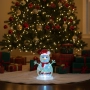 LED светещ снежен човек Merry Christmas, снимка 3
