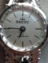 Сребърен дамски швейцарски механичен часовник със сапфири , снимка 4