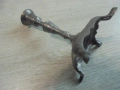 № 8494 Стар метален свещник – Made in Denmark , снимка 3