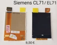 Дисплей Siemens SL45,CF110,AL21,SL55,ST55,ST60,EL71,C75,ME75,CX65,M65,S65,CF62,M55,S55,A75,AX75,CL50, снимка 3