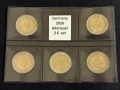Германия 2026 – 2 евро – комплектен сет Конрад Аденауер (ADFGJ), снимка 3