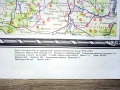 Стара голяма карта Подмосковье- 1968г. 81.5см.х 110см., снимка 3