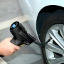 Цифров въздушен компресор за автомобил – LED дисплей, 12V, с LED светлина и дюзи, снимка 8