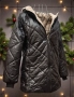 Топло черно яке с мека пухкава подплата, снимка 1