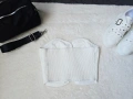 Дамски къс бял топ бюстие, снимка 2