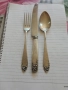 Антични или ретро сребърни прибори за хранене., снимка 1