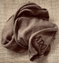 Стилен дълъг шал унисекс в модерен кафяв цвят, снимка 7