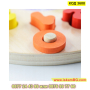 Интерактивна играчка за деца тип дървен часовник - КОД 3608, снимка 5
