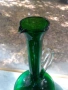 Невероятна голяма зелена кана гарафа декантер, снимка 3