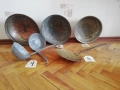 Стари гевгири,цедки- сита, чарпаци, ръчно изковани от мед., снимка 2