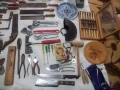 Стари инструменти ножове брадви ключове, снимка 7