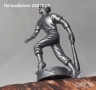 Работници, статуетка, фигура, пластика, патина, надпис и  спортист с бухалка, снимка 15