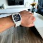 Мъжки часовник Richard Mille бял реплика, снимка 1 - Мъжки - 45887614
