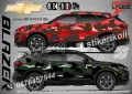 Chevrolet Colorado SK-SJV3-C-CO Кaмуфлаж Офроуд Джип Пикап Лодка Camouflage Off-Road стикери, снимка 2