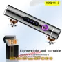Плазмена запалка с двойна дъга и USB зареждане - КОД 113-1, снимка 6