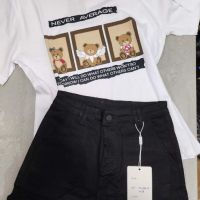 дамски комплект тениска и къси панталонки , снимка 1 - Комплекти - 45461878