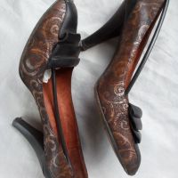 Обувки, Дамски, Вечерни, Елегантни, снимка 3 - Дамски обувки на ток - 45385715