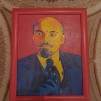 Портрет картина Ленин СССР , снимка 1 - Картини - 45150191