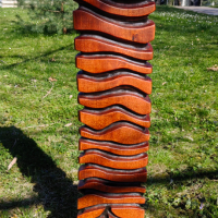 Дървена скулптора, снимка 1 - Статуетки - 44966288