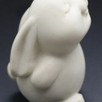 3D Примигващ заек силиконов молд форма фондан гипс шоколад свещ сапун декор, снимка 3 - Форми - 45782056