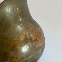 Винтидж съд с керамична дръжка ( метал месинг бронз мед), снимка 8 - Антикварни и старинни предмети - 45285185