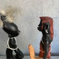 дървени африкански фигури статуетки , снимка 10 - Статуетки - 45268354