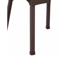 Полипропиленов стол с подлакътници - Кафяв, снимка 6 - Столове - 44989528