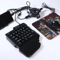Геймърска мишка и клавиатура за телефон, смартфон, таблет., снимка 1 - Клавиатури и мишки - 44990674