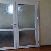 Двойна алуминиева врата, снимка 1 - Дограми - 45303818