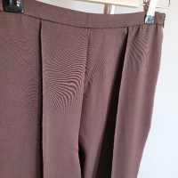 Елегантен дамски панталон с висока талия и ръб, снимка 2 - Панталони - 44954489