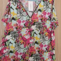 Нова флорална блуза , снимка 3 - Тениски - 45529716