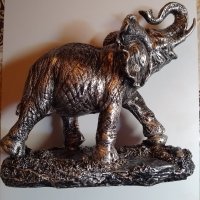 статуетка слон-23см., снимка 1 - Статуетки - 45539245