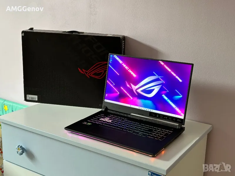 17.3'FHD IPS 360Hz/RTX 3060 6GB/Asus ROG Strix/Ryzen 7-6800H/16GB/1TB, снимка 1