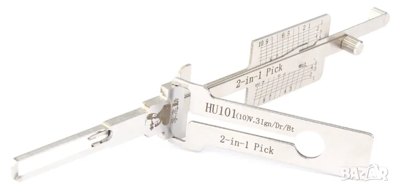 LISHI HU101(10) V.3 шперц декодер 2в1 за Ford, Jaguar, Volvo и други, снимка 1