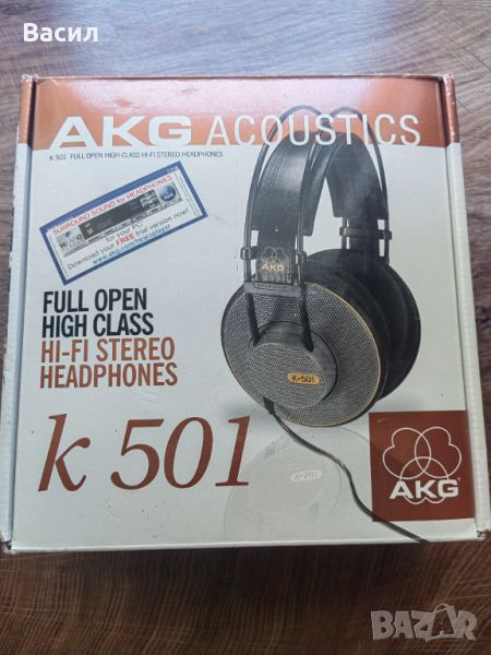 Слушалки akg k501 , снимка 1