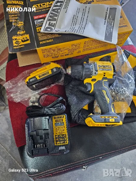 акумулаторен безчетков винтоверт Dewalt DCD794D1, снимка 1