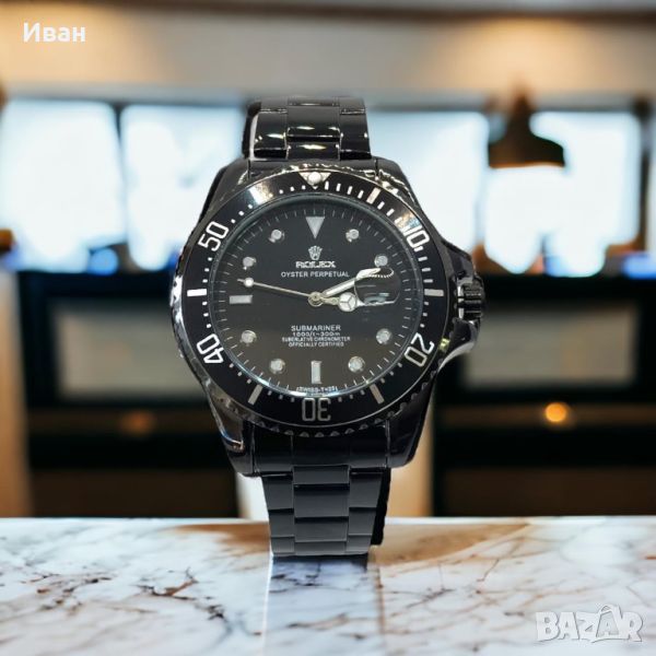 Мъжки часовник Rolex/Black Промо цена, снимка 1