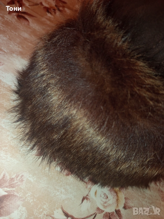 Нова Дамска Зимна Шапка от Естествен Косъм Норка , снимка 1