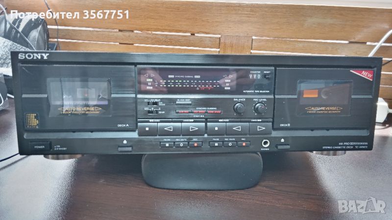 Двукасетъчен дек SONY - TS-WR670, снимка 1