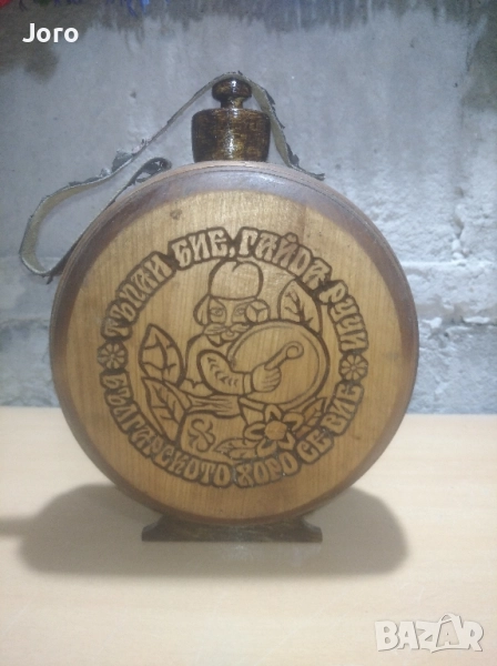 бъклица с дърворезба, снимка 1