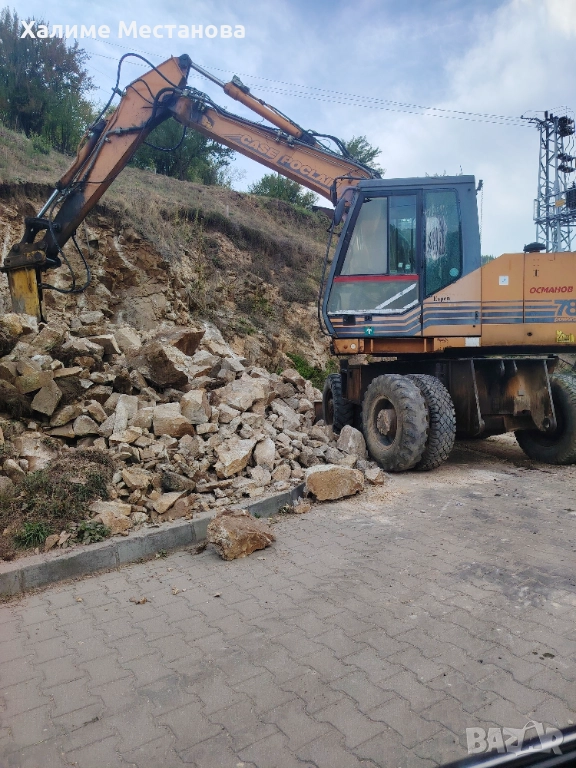 Колесен багер Case 788 Poclain, снимка 1