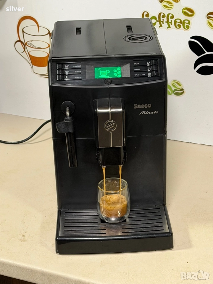 Кафемашина кафе автомат Saeco minuto с гаранция, снимка 1