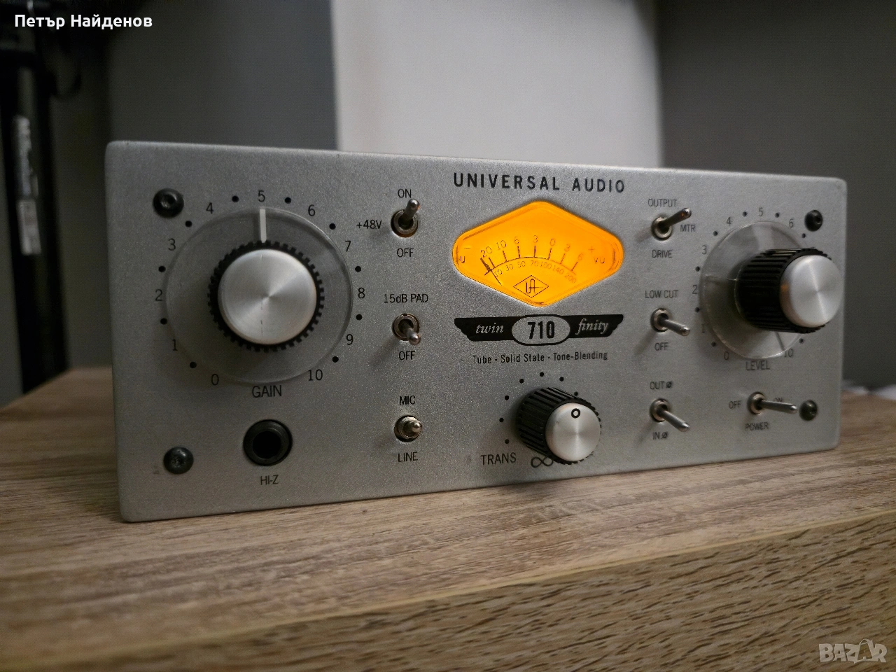 UAD Twin Finity 710 Preamp, снимка 1