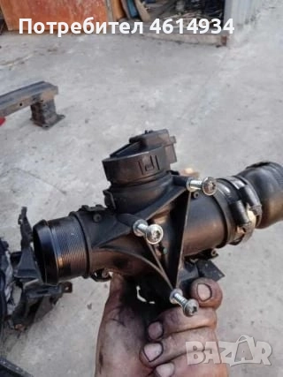 Дроселова клапа за Пежо 207 1.6 HDI 90k.с 2008г хечбег, снимка 1