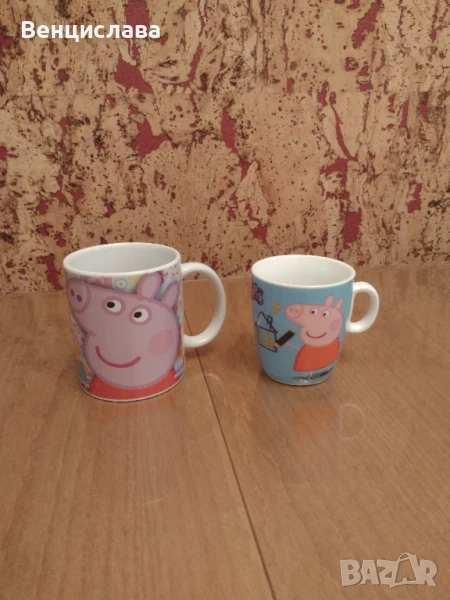 Керамични чаши Пепа пиг, снимка 1