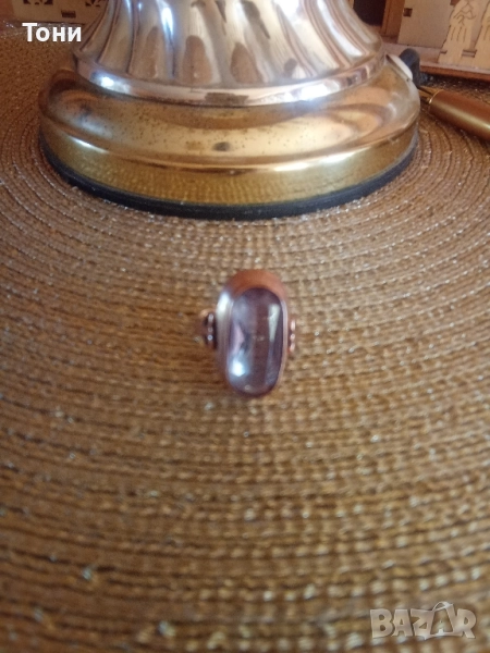 Александрит, златен пръстен , снимка 1